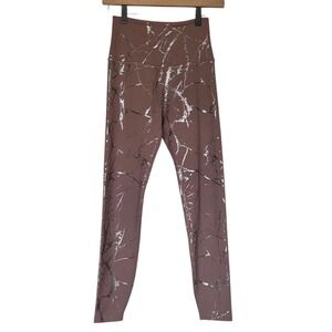 Beyond‎ Yoga High Waist Marble 7/8 Leggings Athleisure Yoga Gym Womens Small